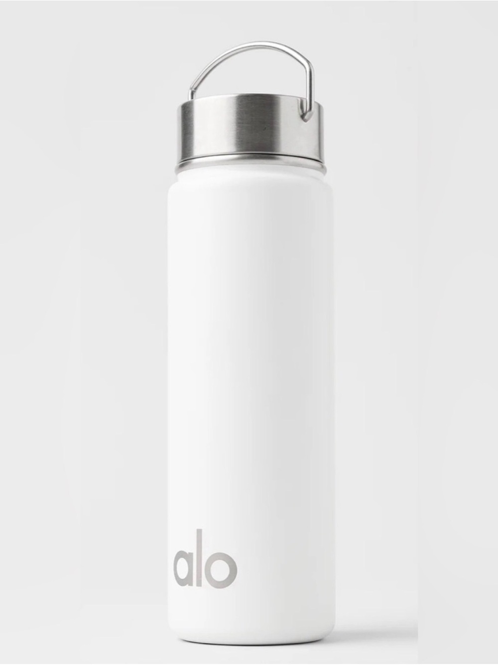 ALO Yoga White Stainless Steel Water Bottle - Picture 2 of 3